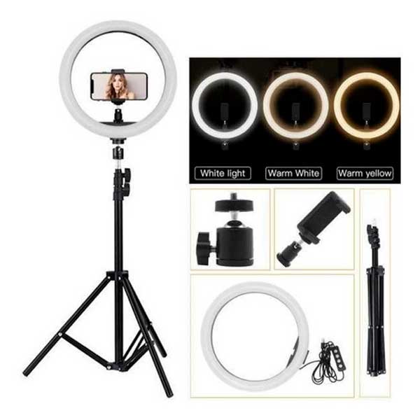 ARO DE LUZ 10 PULGADAS CON TRIPODE