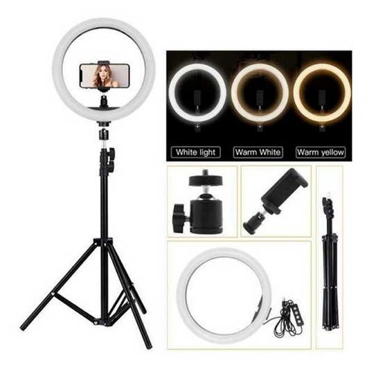 ARO DE LUZ 10 PULGADAS CON TRIPODE