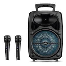BOCINA 8 PULGADAS WIRELESS SPEAKER CON MICROFONO