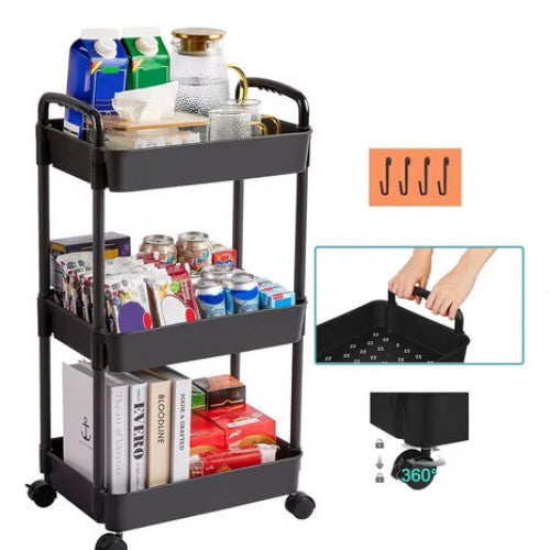 ESTANTE / CARRITO DE COCINA 3 NIVELES (18 UND X