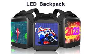 MOCHILA CON PANTALLA LED