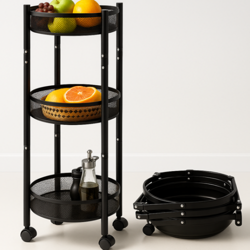 ORGANIZADOR REDONDO DE COCINA 3 NIVELES (1UND