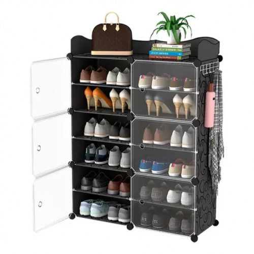 ZAPATERA 6 DIVISIONES TAPA PLASTICA (4 UND X CAJA)